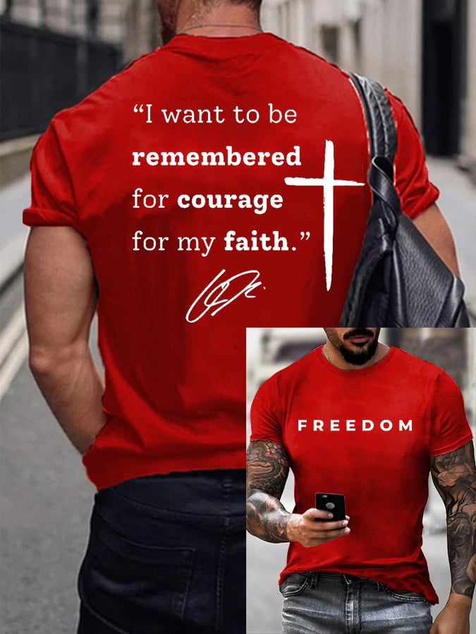 Men'S Casual Hot Print T-Shirt