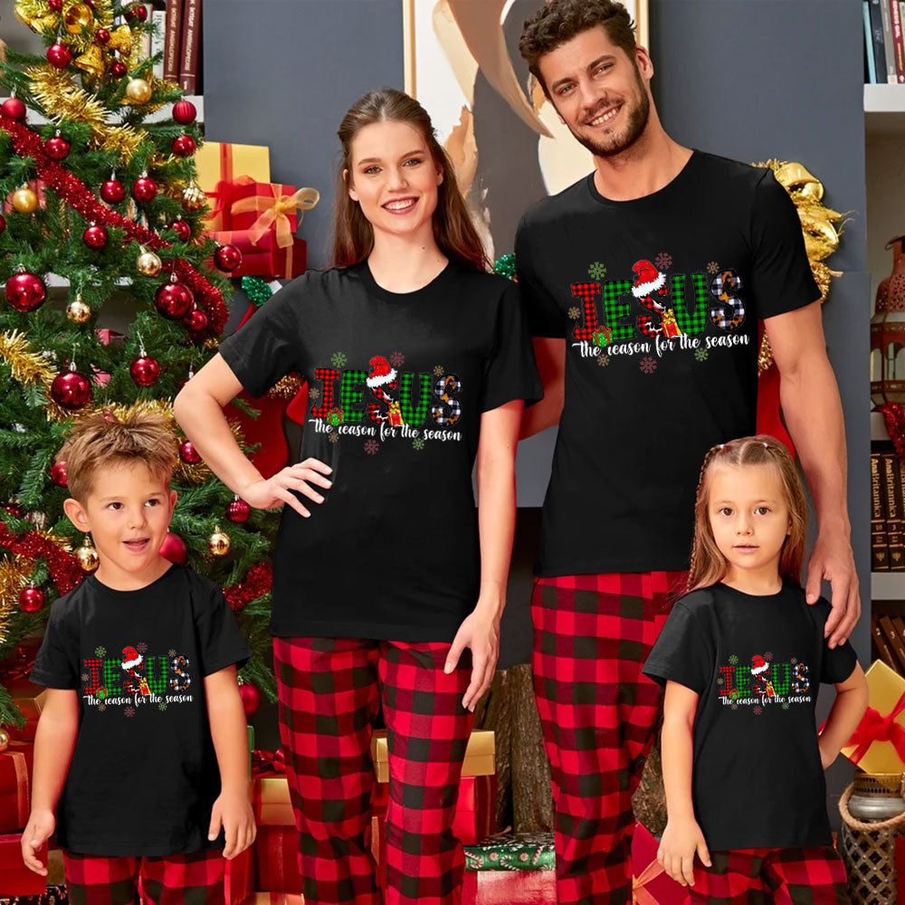 Jesus the Reason for the Season Christmas Family Matching Shirts