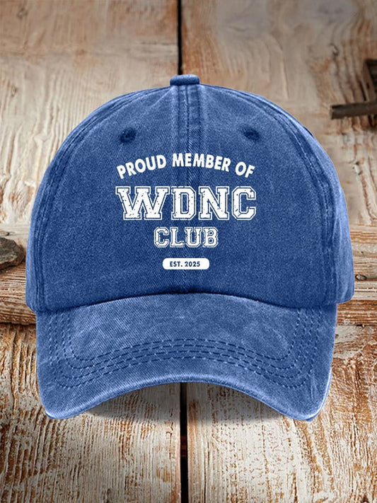 🔥Buy 3 Get 15% Off🔥Retro Proud Member Of WDNC Club Est. 2025 Menopause Perimenopause Print Baseball Cap