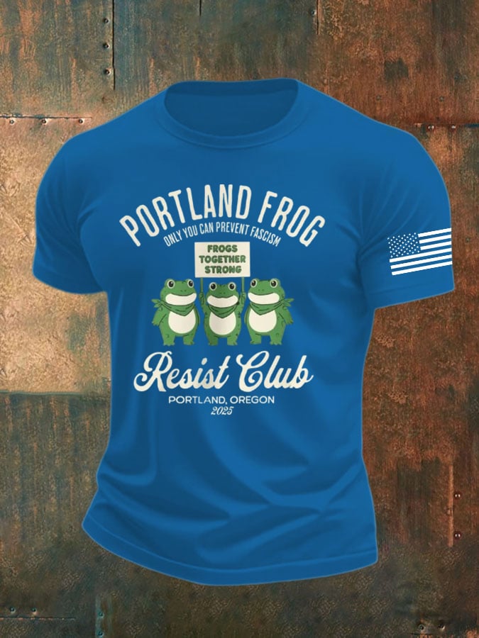 🔥Buy 3 Get 15% Off🔥Men's Portland Frog Print T-Shirt