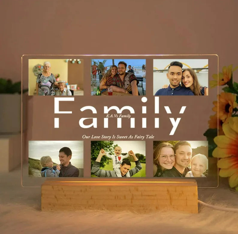 Customize with a Song That Speaks Your Heart, Personalized Photo LED Night Light