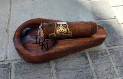 Personalized Name Walnut Cigar Ash Tray