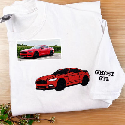 Customized Car Embroidered Sweatshirt
