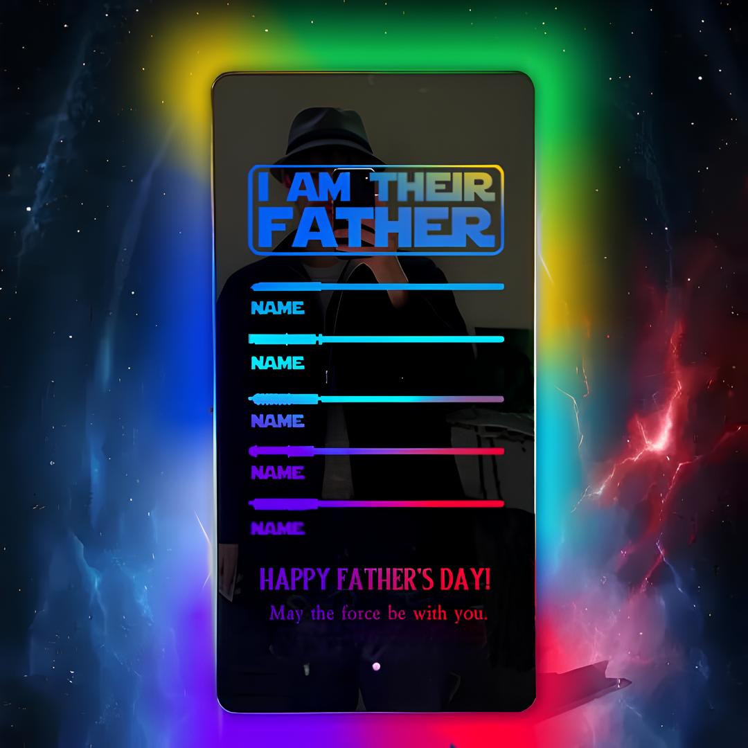 🔥2025 Father's Day Hot Sale🔥DAD's Lightsaber Mirror Lamp