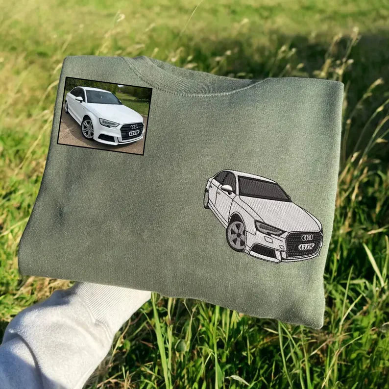 Customized Car Embroidered Hoodies
