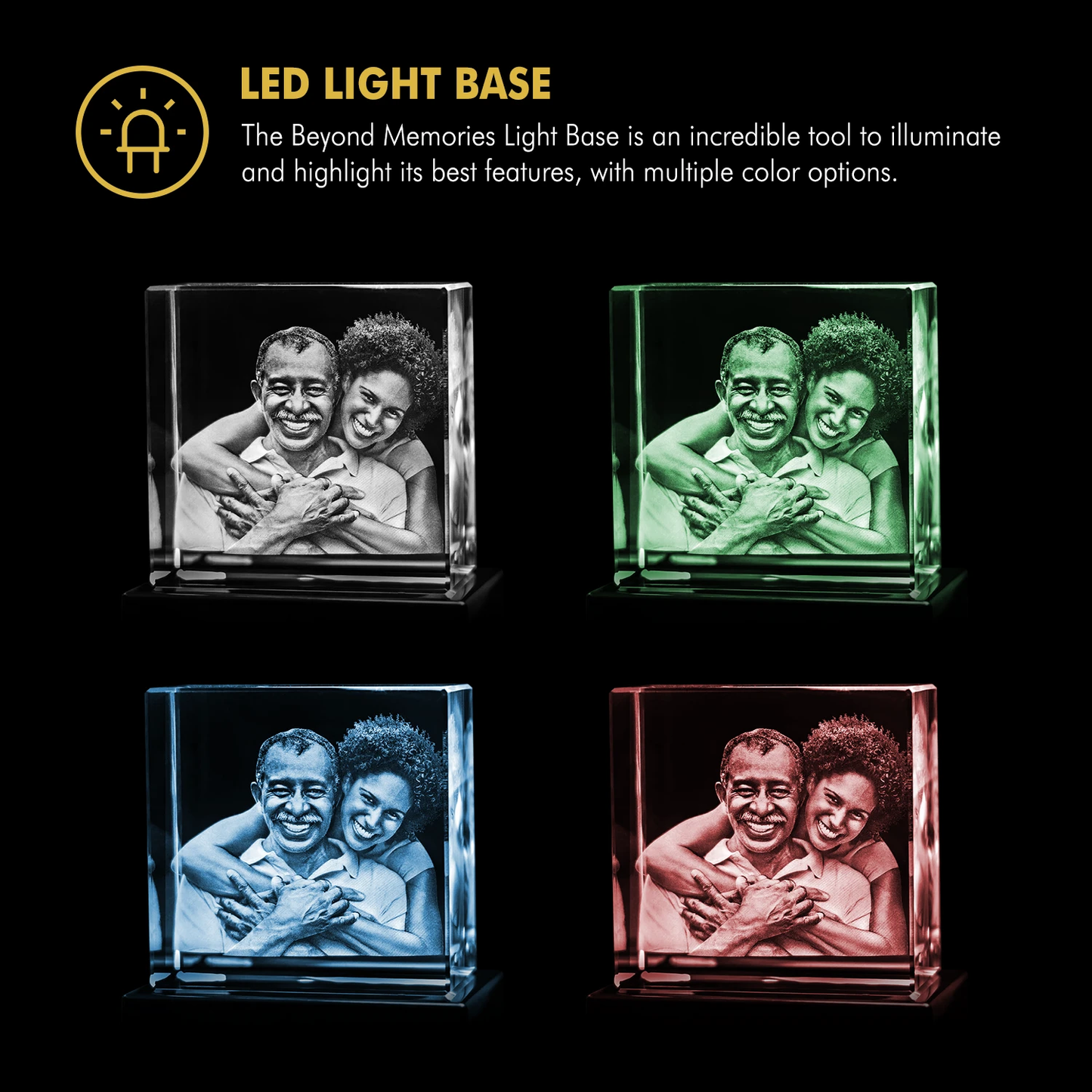 Custom 3D Photo Crystal Engraving – Personalized Laser Etched Keepsake