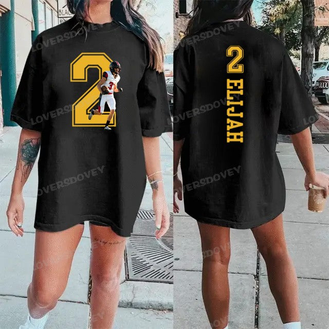 Custom Family Photo Sport T-Shirt - For Sport Lover