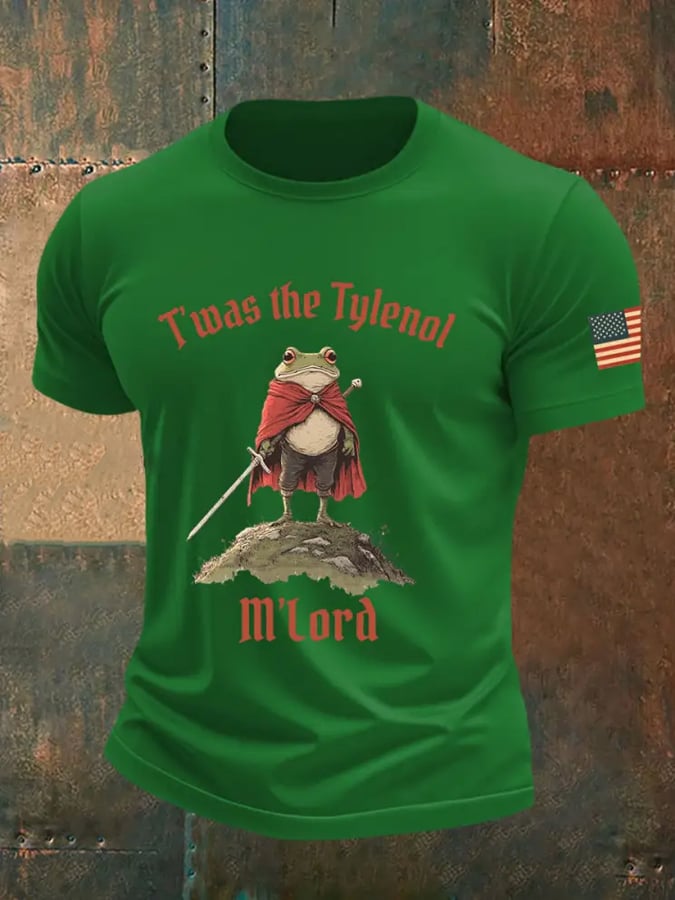 🔥Buy 3 Get 15% Off🔥Men's casual basic moral radicalization justice frog resistance T-shirt