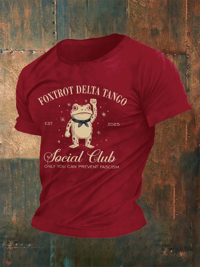 🔥Buy 3 Get 15% Off🔥Men's Resist Portland Frog  Print Casual T-Shirt