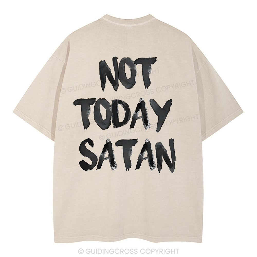 Not Today Christian Washed T-Shirt