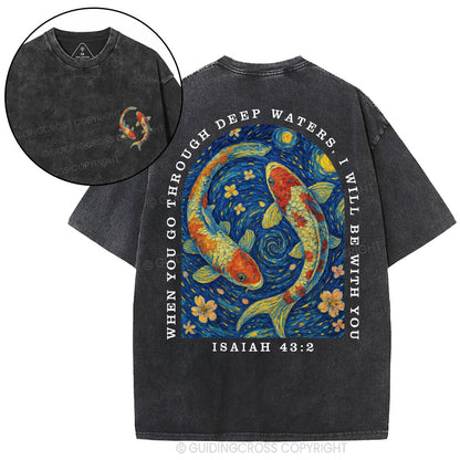 I Will Be With You Christian Washed T-Shirt