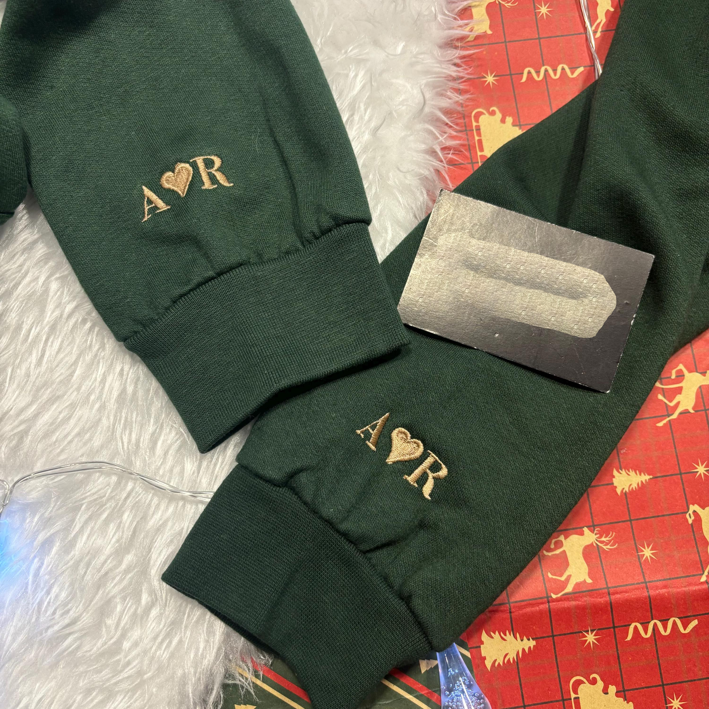 Christmas Cake Baker And Tester Embroidered Sweatshirts | Boyfriend Girlfriend Mum Dad Family Festive Sweatshirts