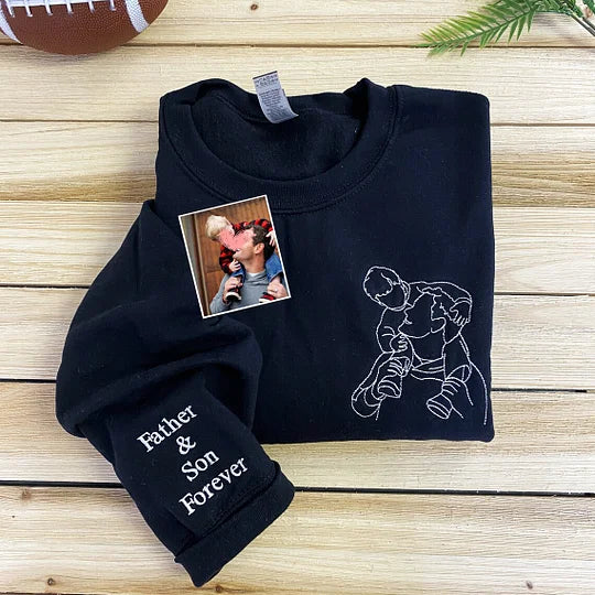 To My Man - Custom Photo Embroidery Shirt