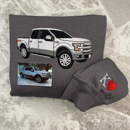 Custom Car Embroidered Crewneck & Hoodies – The Perfect Gift for Dad or Husband!