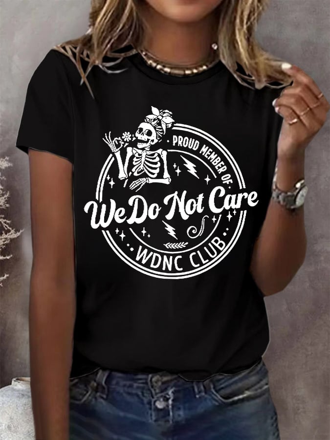 🔥Buy 3 Get 15% Off🔥Retro Funny Proud Member Of WDNC Club Menopause Perimenopause Print T-Shirt
