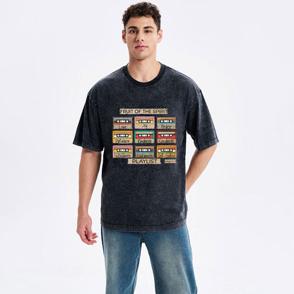 Fruit of The Spirit Christian Washed T-Shirt