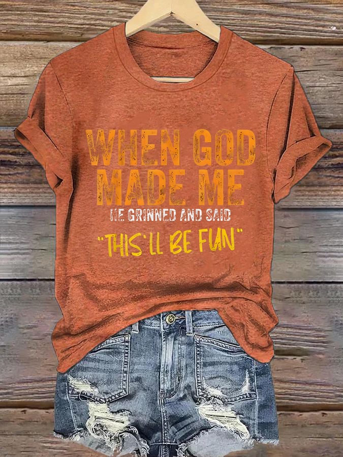 Women'S Casual Faith Short Sleeve T-Shirt