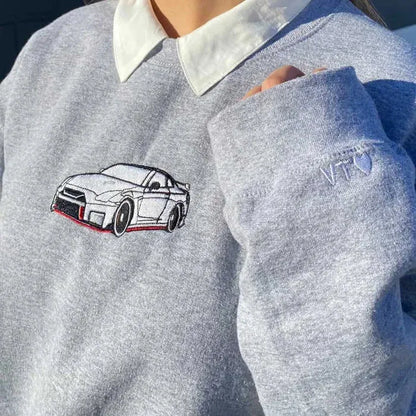 Custom Car/Motorcycle Embroidered Hoodie Tee Sweatshirt
