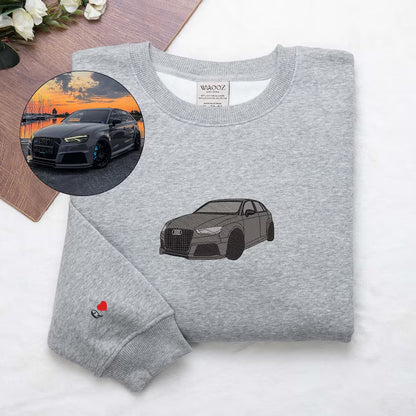 Customized Car Embroidered Hoodies