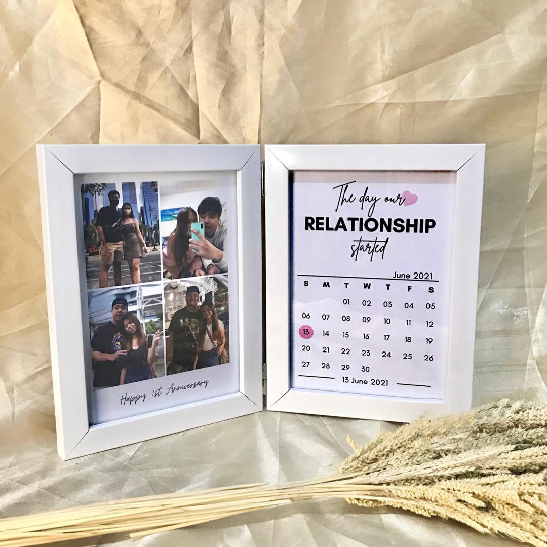 💖🎁Customized Couple Photo Folding Photo Frame, Valentine's Day Gift, Anniversary Gift