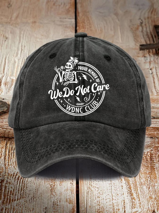 🔥Buy 3 Get 15% Off🔥Retro Funny Proud Member Of WDNC Club Menopause Perimenopause Print Baseball Cap