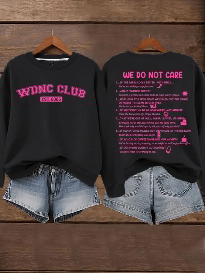 🔥Buy 3 Get 15% Off🔥Women's  WDNC Menopause And Perimenopause Print Sweatshirt