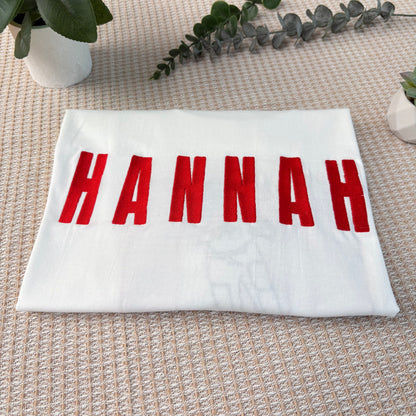 Custom Embroidered Football Sweatshirt – Personalized Game Day Photo & Name Gift for Fans & Teams
