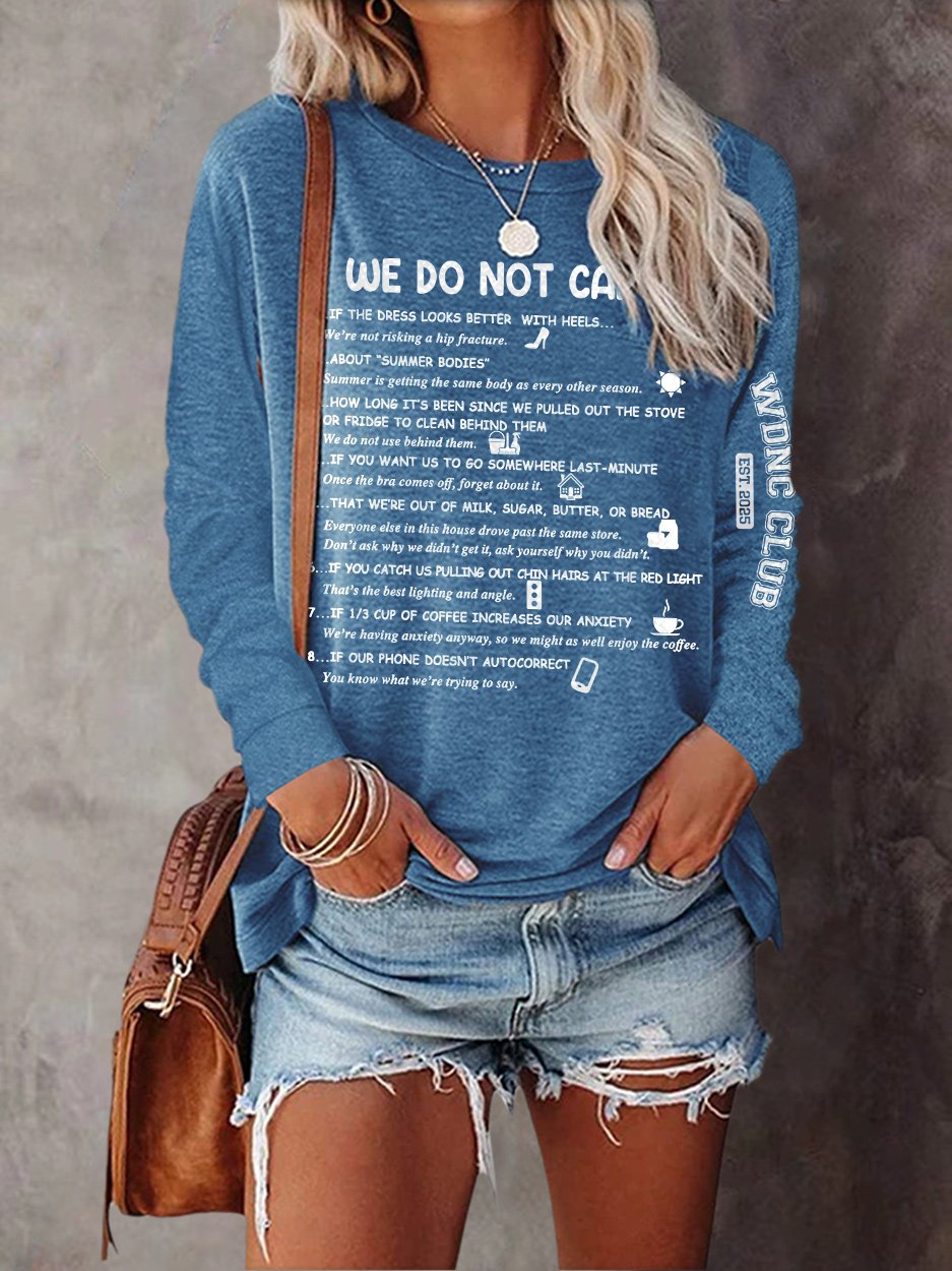 🔥Buy 3 Get 15% Off🔥Retro Funny WDNC Club Menopause Perimenopause Print T-Shirt