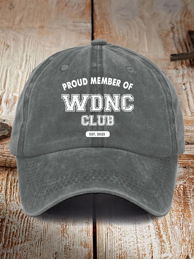 🔥Buy 3 Get 15% Off🔥Retro Proud Member Of WDNC Club Est. 2025 Menopause Perimenopause Print Baseball Cap