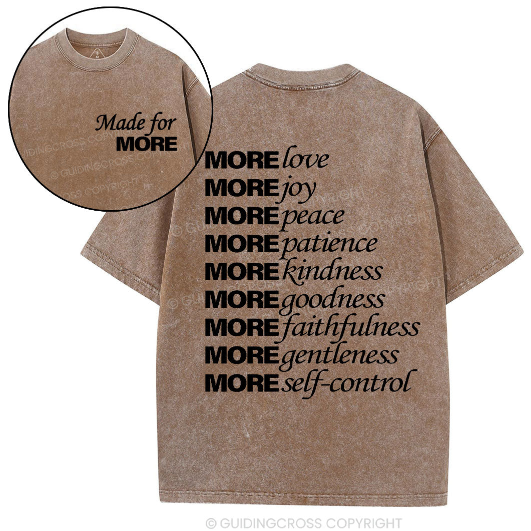 Made For More Christian Washed T-Shirt