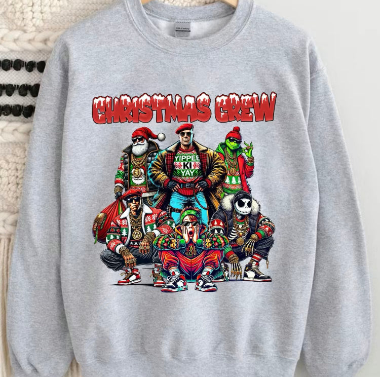 Custom Embroidered Christmas Movie Character Sweatshirt