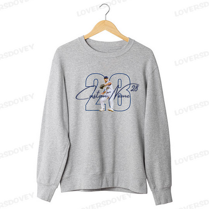 Custom Family Photo Sport T-Shirt - Personalized Designs for Sports Dads