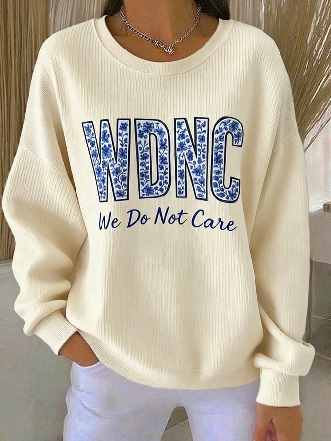 🔥Buy 3 Get 15% Off🔥Retro Funny Proud Member Of WDNC Club Menopause Perimenopause Print Casual Sweatshirt