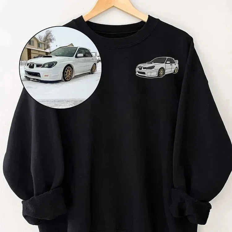 Customized Car Embroidered Hoodies