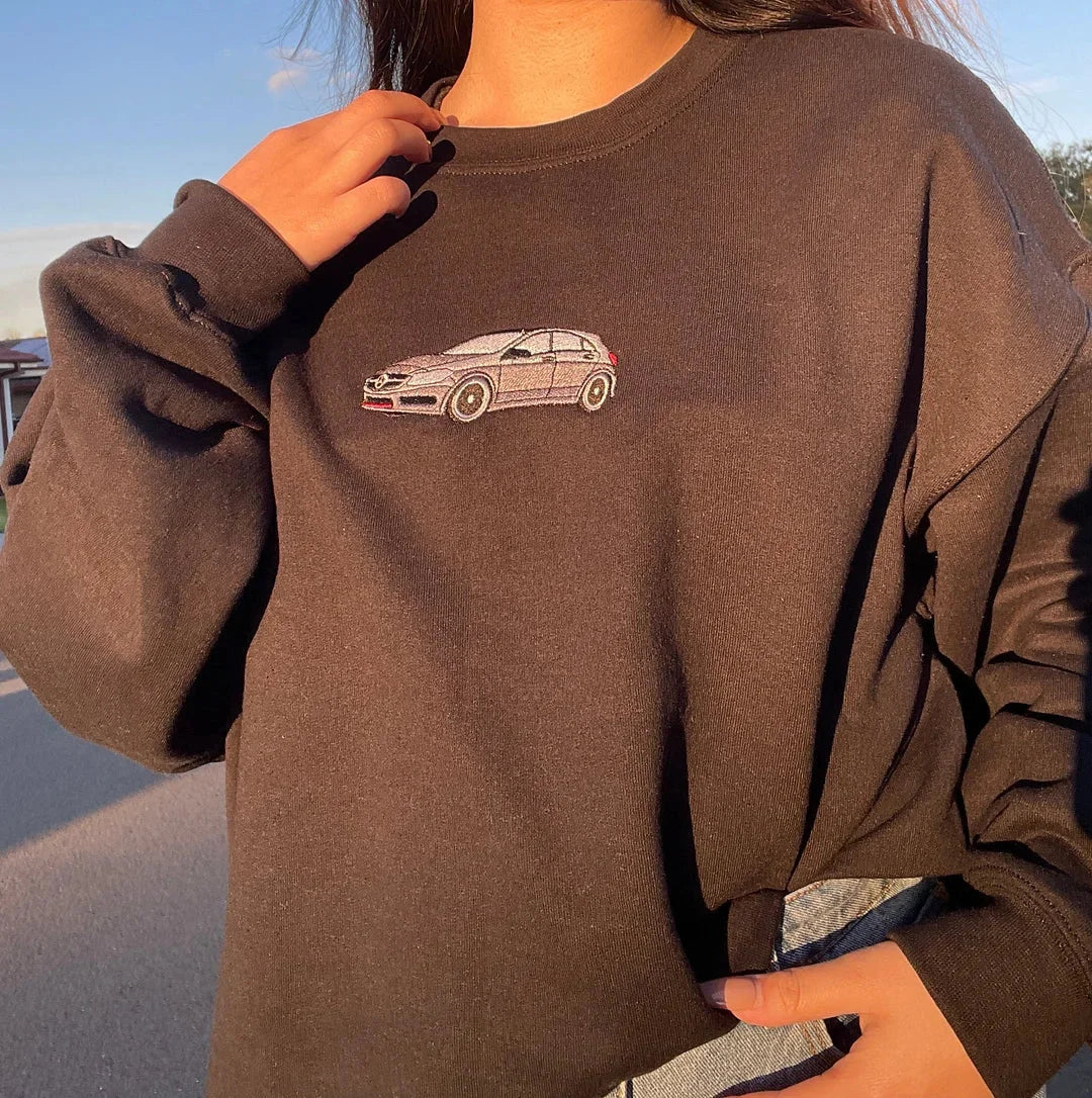 Customized Car Embroidered Hoodies