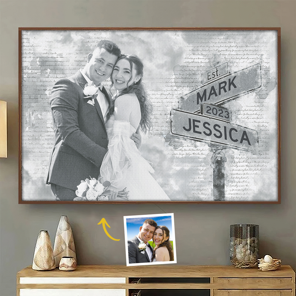 Custom Photo I Need You Because I Love You - Couple Personalized Custom Horizontal Poster