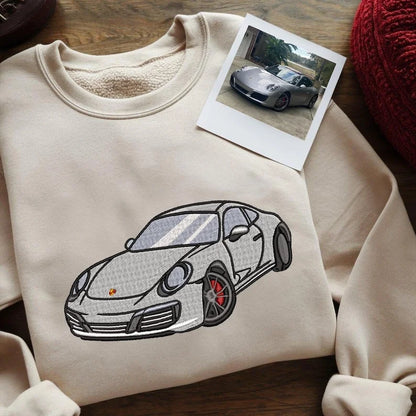 Customized Car Embroidered Hoodies
