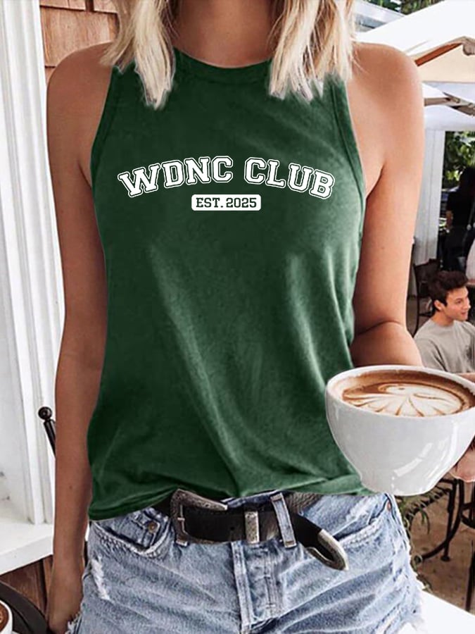 🔥Buy 3 Get 15% Off🔥Retro Funny WDNC Club Menopause Perimenopause Print Tops Tank
