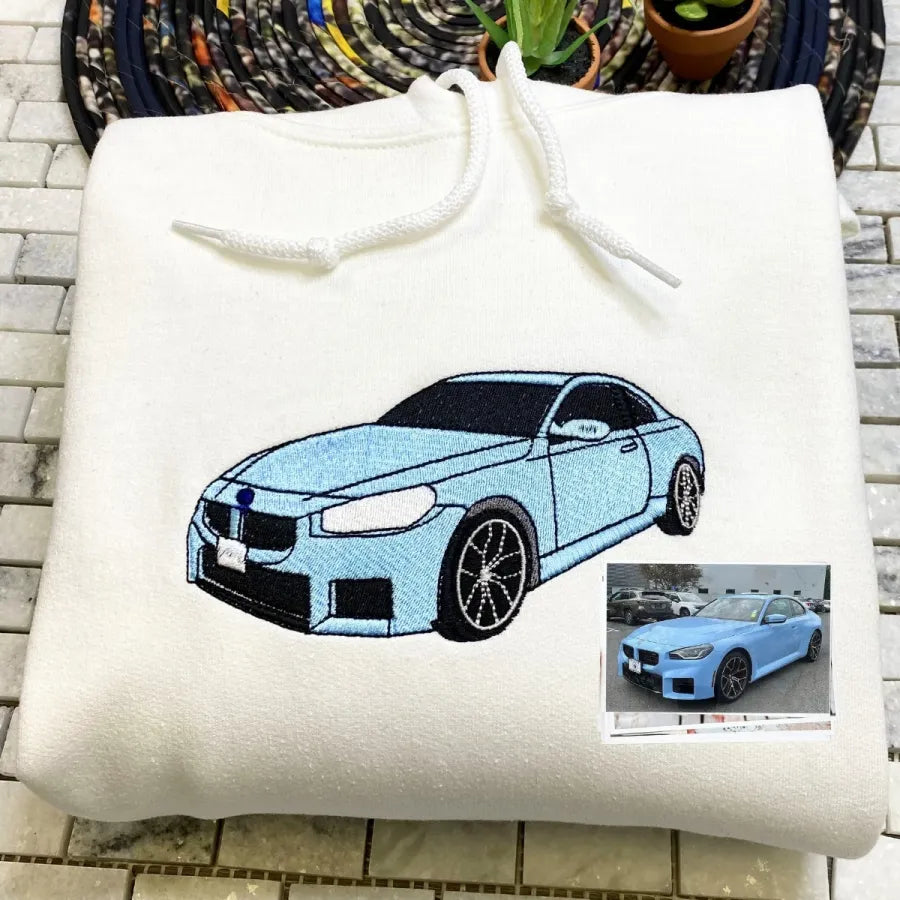 Custom Car/Motorcycle Embroidered Hoodie Tee Sweatshirt