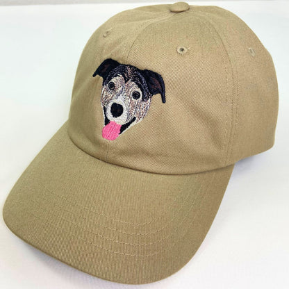 Custom Full-Color Cat Photo Embroidered Hat | Gift For Pet Lovers