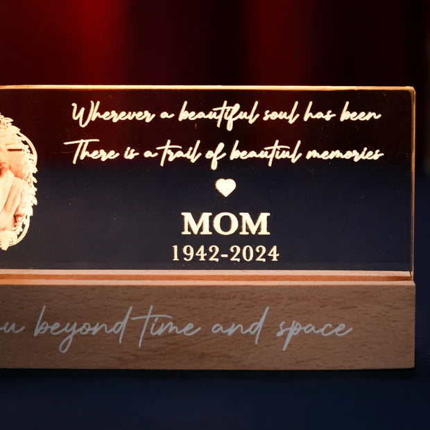 Personalized MOM LED Light - Custom Photo Night Light