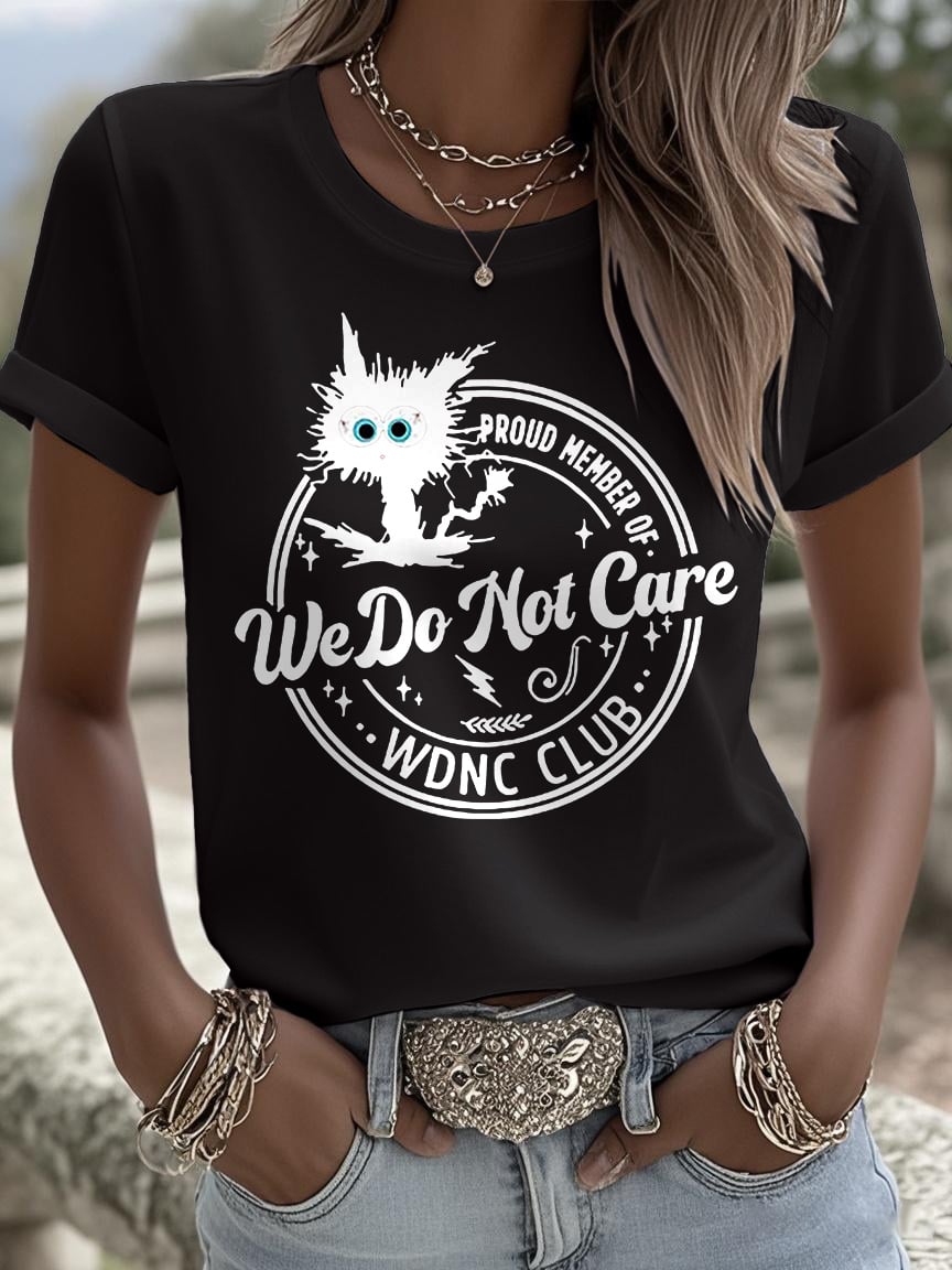 🔥Buy 3 Get 15% Off🔥Retro Funny Proud Member Of WDNC Club Menopause Perimenopause Print T-Shirt