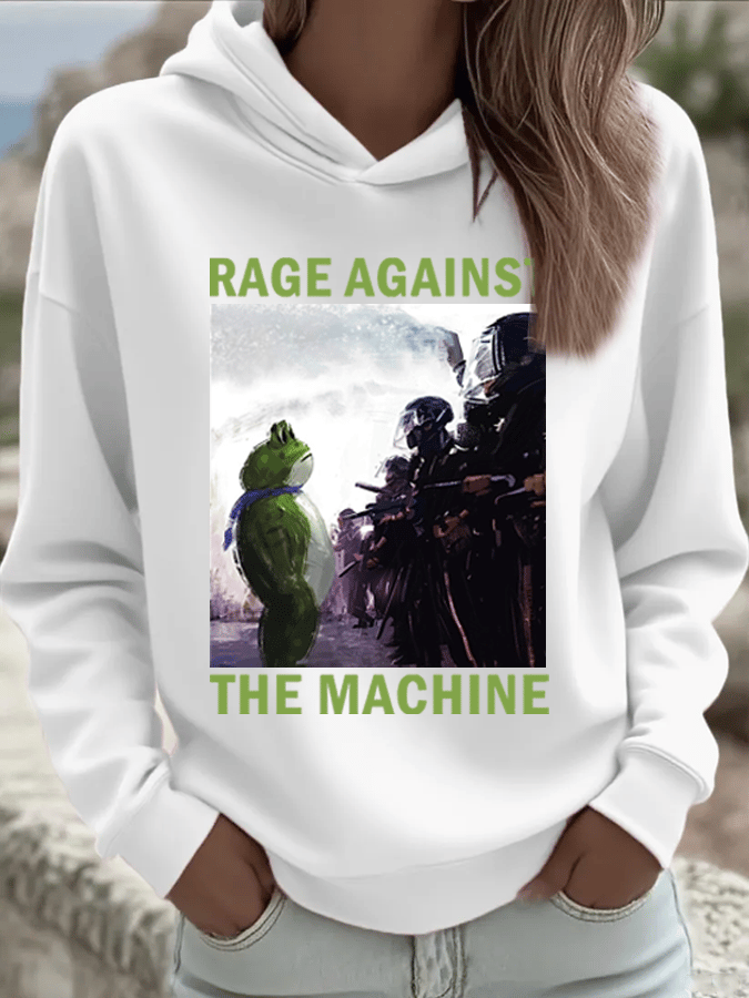 🔥Buy 3 Get 15% Off🔥Women's FDT Printed Hooded Sweatshirt