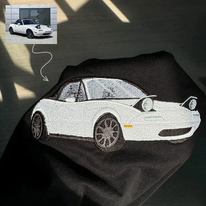 Customized Car Embroidered Sweatshirt