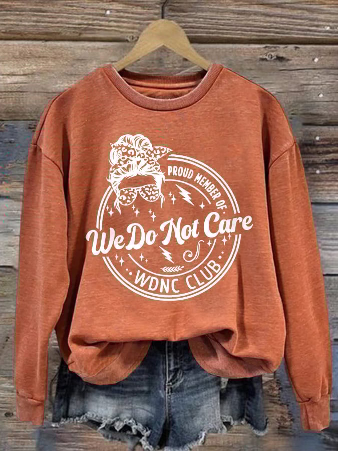 🔥Buy 3 Get 15% Off🔥Retro Funny Proud Member Of WDNC Print Sweatshirt