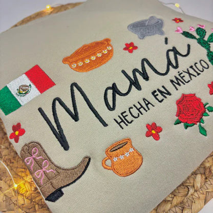 Custom Embroidered 'Mamá' Sweater - Unique Gift for Mom
