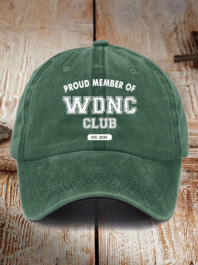 🔥Buy 3 Get 15% Off🔥Retro Proud Member Of WDNC Club Est. 2025 Menopause Perimenopause Print Baseball Cap