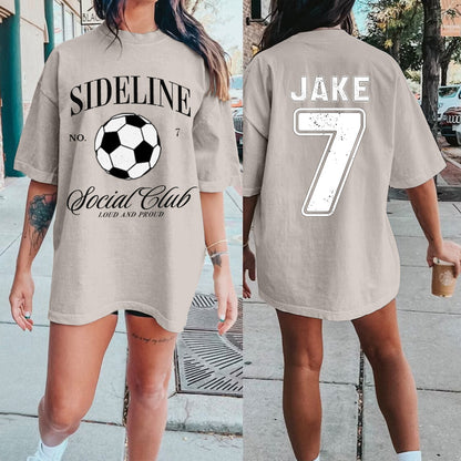 Custom Baseball/Softball/Football/Soccer/Hockey Mom Shirt, Mom Baseball/Softball/Football/Soccer Tee, Sports Mom Tee,Custom Comfort Colors Tee