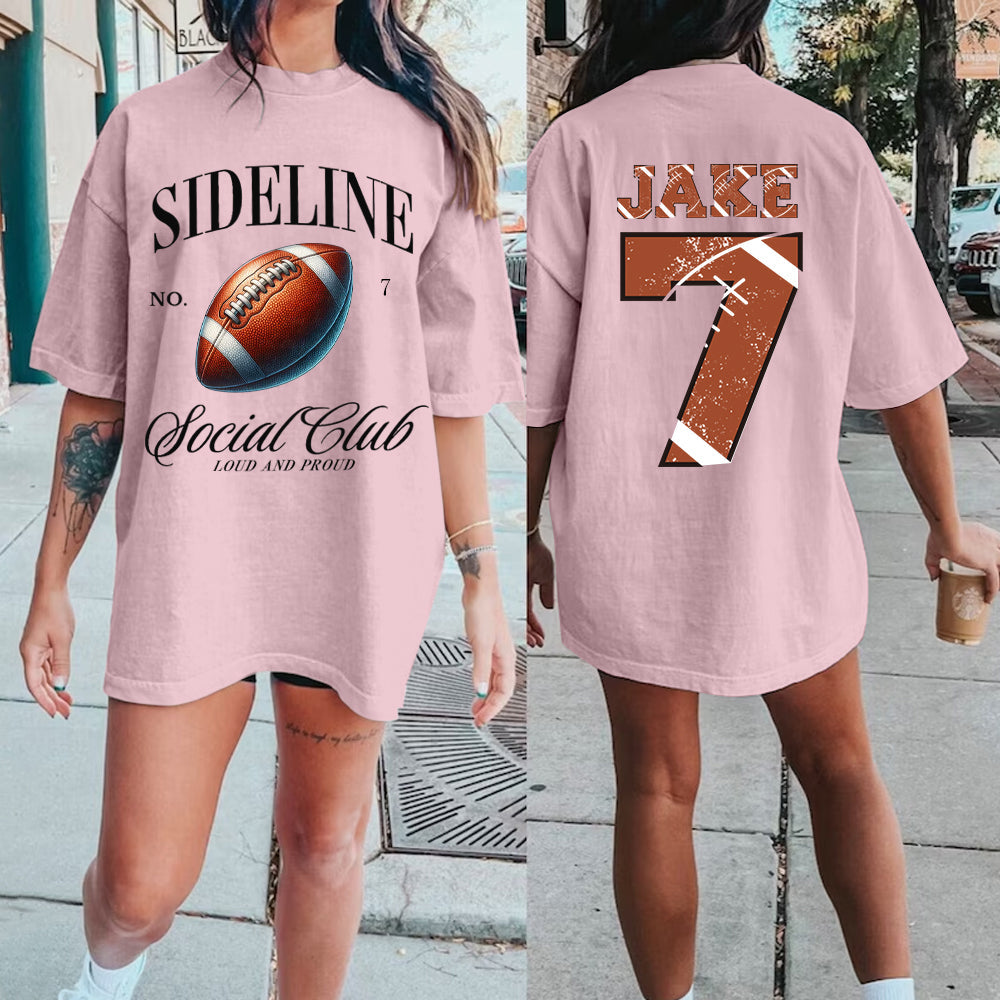 Custom Baseball/Softball/Football/Soccer/Hockey Mom Shirt, Mom Baseball/Softball/Football/Soccer Tee, Sports Mom Tee,Custom Comfort Colors Tee