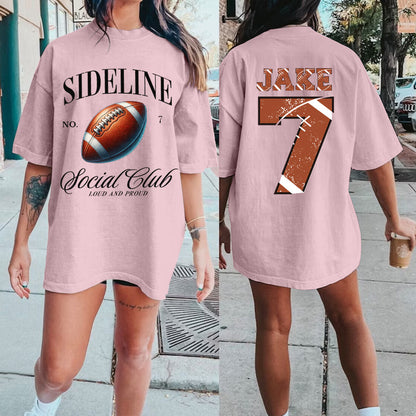 Custom Baseball/Softball/Football/Soccer/Hockey Mom Shirt, Mom Baseball/Softball/Football/Soccer Tee, Sports Mom Tee,Custom Comfort Colors Tee